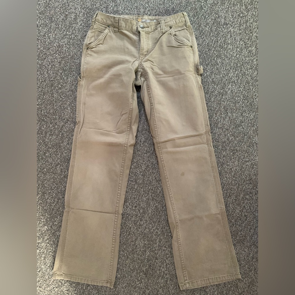 Carhartt women’s original fit pants size 2 khaki